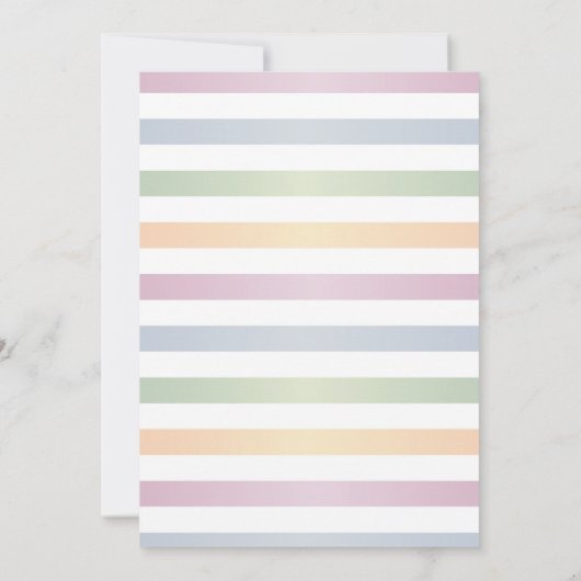 Tropische bloemen grenzen kaart (Achterkant)