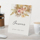 Tropische Bloemen  gunsten Reclamebord Met Voetstuk (Insitu)