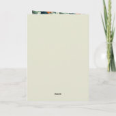 Tropische bloemen Happy Mother's Day 3 Foto Kaart (Achterkant)