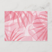 Tropische bloemen Hartelijk dank Informatiekaartje (Achterkant)