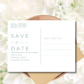 Tropische Bloemen Hawaii Bruiloft Save the Date Aankondigingskaart