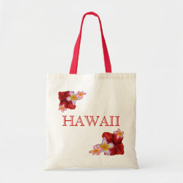 Tropische bloemen Hawaii herbruikbare zak Tote Bag