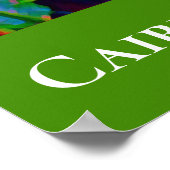 Tropische bloemen heliconia Queensland Australië Poster (Hoek)