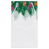 Tropische bloemen & het Onthaal van de Broning van Klein Cadeauzakje (Achterkant)