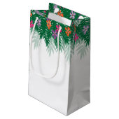 Tropische bloemen & het Onthaal van de Broning van Klein Cadeauzakje (Achterkant Gekanteld)