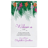 Tropische bloemen & het Onthaal van de Broning van Klein Cadeauzakje (Voorkant)