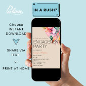 Tropische Bloemen Hibiscus Hawaiiaans Verlovingsfe Kaart