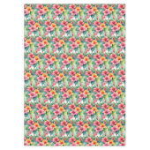 Tropische bloemen Hibiscus Tafelkleed (Voorkant)