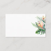 Tropische bloemen hoeveel Kissers spelen Plaatskaartje (Achterkant)