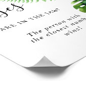 Tropische bloemen hoeveel kussens ondertekenen poster (Hoek)