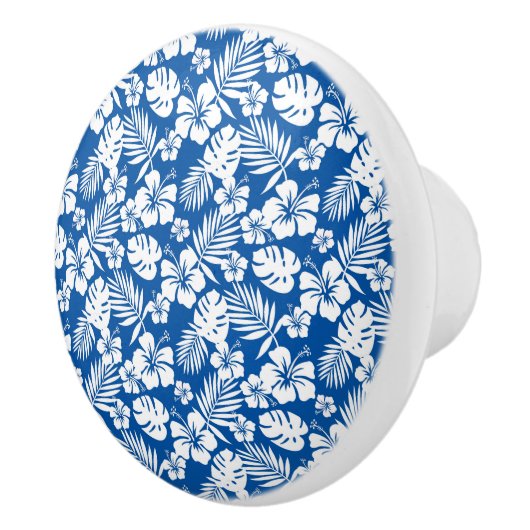 Tropische bloemen kabinet - Drawerknoppen Keramische Knop (Rechts)