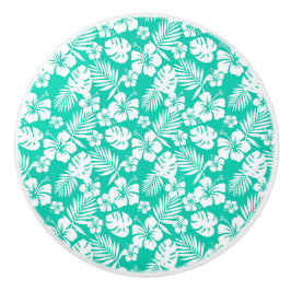 Tropische bloemen kabinet - Drawerknoppen Keramische Knop