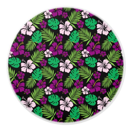 Tropische bloemen kabinet - Drawerknoppen Keramische Knop (Voorkant)