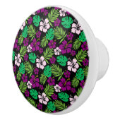 Tropische bloemen kabinet - Drawerknoppen Keramische Knop (Rechts)