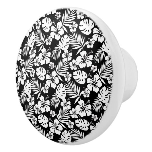 Tropische bloemen kabinet - Drawerknoppen Keramische Knop (Rechts)