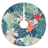 Tropische bloemen kerstboom rok (Voorkant)