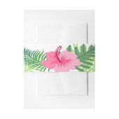 Tropische Bloemen Kleurrijke Bloemen Bruiloft Uitnodigingen Wikkel (Voorkant Voorbeeld)