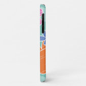 Tropische bloemen, kleurrijke bloemen, Floral Patt Case-Mate iPhone Case (Achterkant/links)