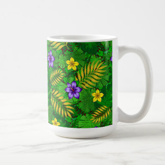 tropische bloemen koffiemok