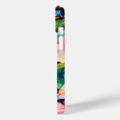 Tropische Bloemen Levendige Groenen iPhone / iPad Case-Mate iPhone Case (Achterkant / Links)