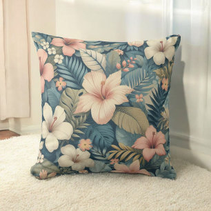 Tropische Bloemen Levendige Orchidee & Botanische Kussen