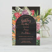 Tropische Bloemen Luau 2 Verjaardag Kaart (Staand voorkant)