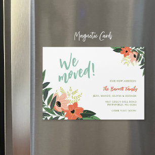 Tropische Bloemen Magnetische Bewegende Aankondigi