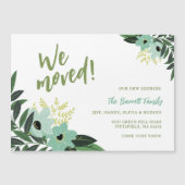 Tropische Bloemen Magnetische Bewegende Aankondigi (Voorkant)