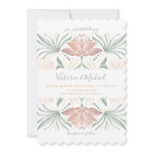 Tropische Bloemen Mexicaanse tegel bruiloft