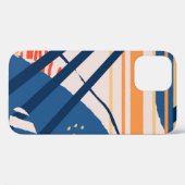 Tropische bloemen: moderne header Case-Mate iPhone case (Achterkant (horizontaal))