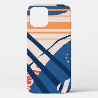 Tropische bloemen: moderne header Case-Mate iPhone case