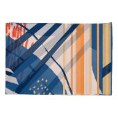 Tropische bloemen: moderne header kussensloop (Achterkant)
