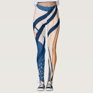 Tropische bloemen: moderne header leggings
