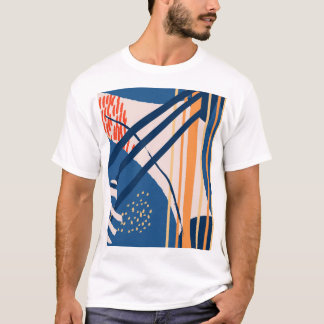 Tropische bloemen: moderne header t-shirt