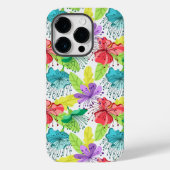 Tropische bloemen naadloos patroon Case-Mate iPhone case (Achterkant)