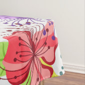 Tropische bloemen naadloos patroon tafelkleed (Voorbeeld)