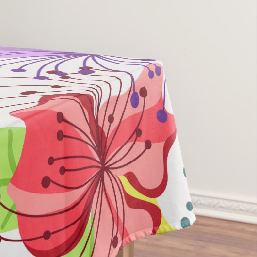 Tropische bloemen naadloos patroon tafelkleed (Voorbeeld)