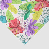 Tropische bloemen naadloos patroon tissuepapier (Detail)