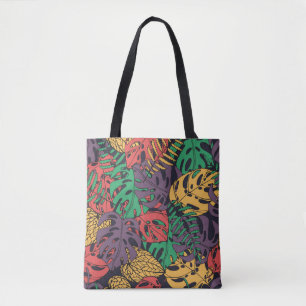 tropische bloemen naadloos patroon tote bag