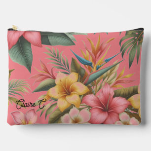 Tropische Bloemen Natuur Versierde Accessoiretasje Etui
