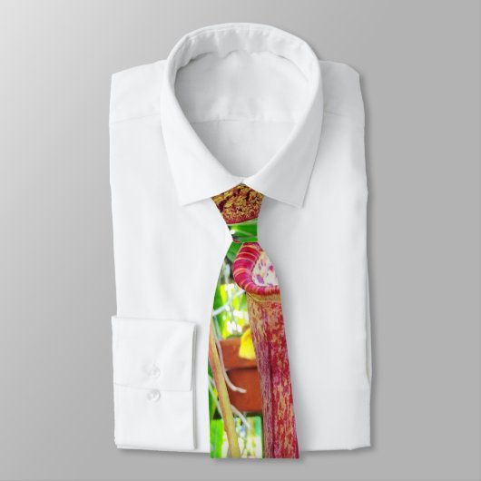 Tropische bloemen Necktie Stropdas (Gebonden)