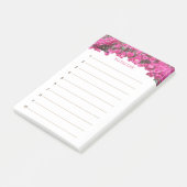 Tropische bloemen om te doen lijst post-it® notes (Schuin)