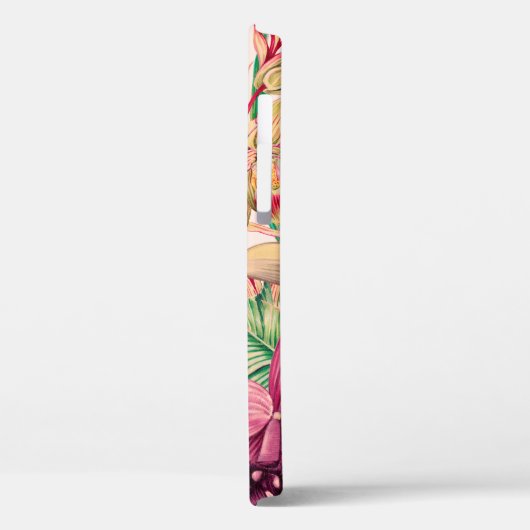 Tropische bloemen, orchidebloem, oerwoud bladeren, Case-Mate iPhone case (Achterkant / Links)