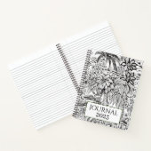 Tropische bloemen Palmbomen 2025 Journal Notitieboek (Binnen)
