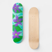 Tropische bloemen persoonlijk skateboard (Voorkant)