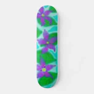Tropische bloemen persoonlijk skateboard