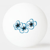 Tropische bloemen pingpong Ball (Voorkant)