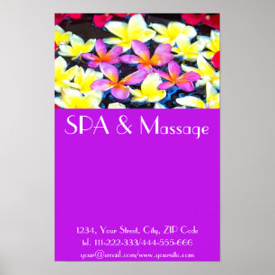 Tropische bloemen poster