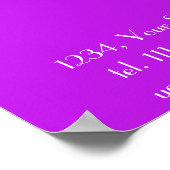 Tropische bloemen poster (Hoek)