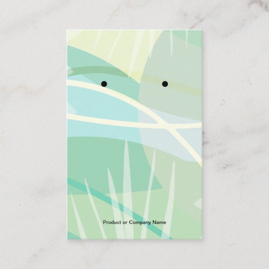 Tropische Bloemen Sieraden Display Kaarten Visitekaartje (Voorkant)